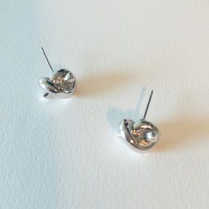 Kate Spade Women’s Silver Knot Stud Earrings